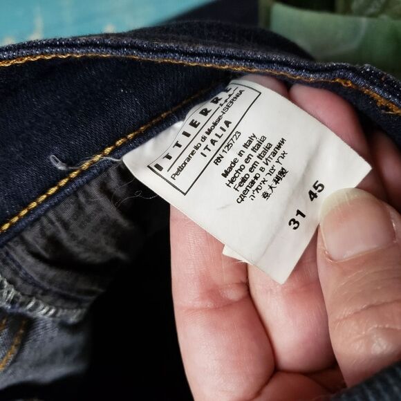 Italian John Galliano jeans Dark Wash Jeans 31 made in Italy - Picture 10 of 16